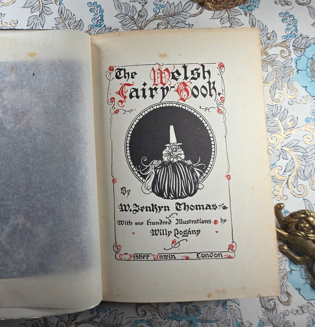 1907 1st Edition - The Welsh Fairy Book - Illustrated Antique Book
