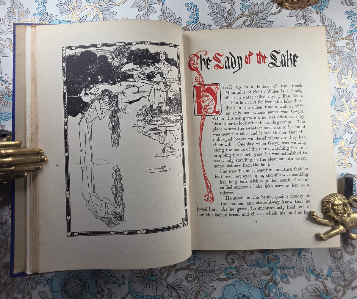 1907 1st Edition - The Welsh Fairy Book - Illustrated Antique Book