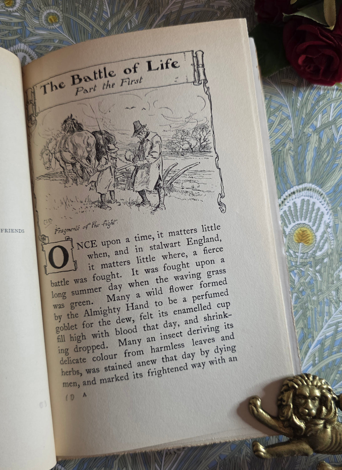1907 The Battle of Life by Charles Dickens - Illustrated Antique Book