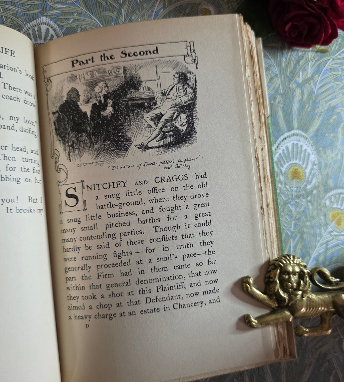 1907 The Battle of Life by Charles Dickens - Illustrated Antique Book