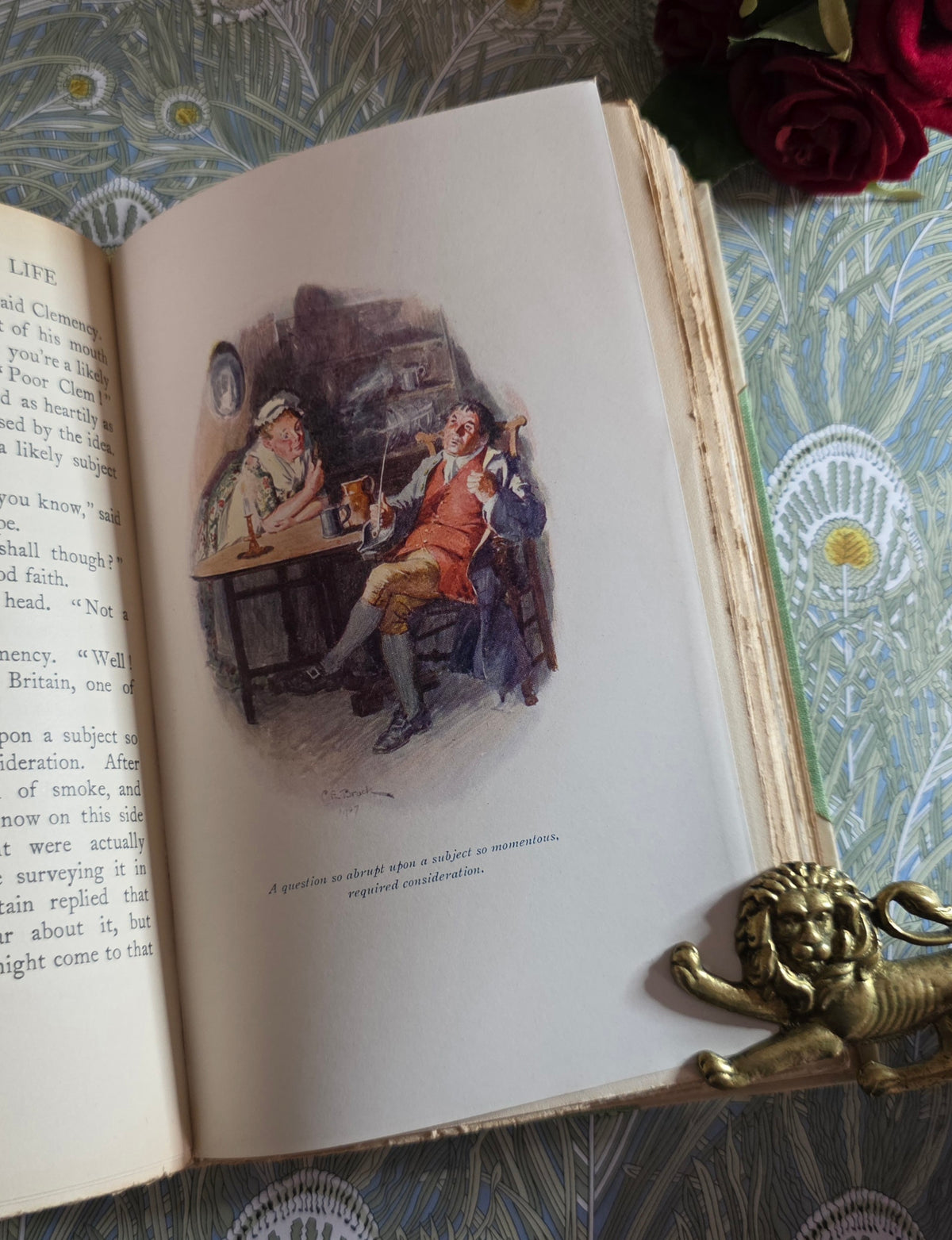 1907 The Battle of Life by Charles Dickens - Illustrated Antique Book