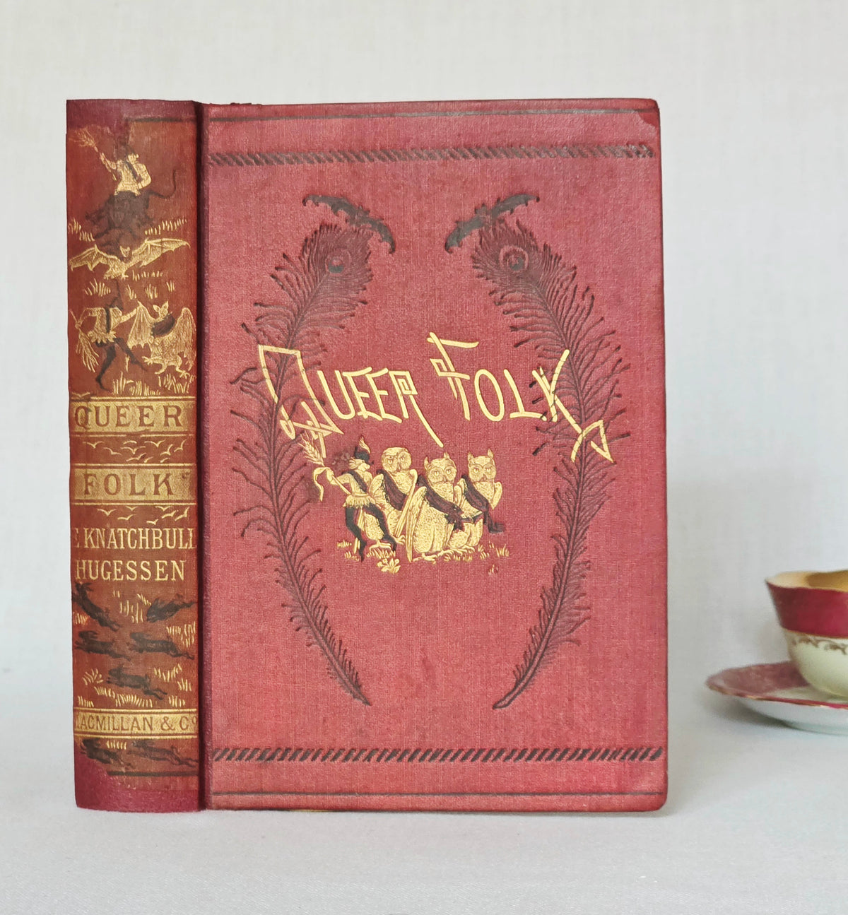 1874 Queer Folk by EH Knatchbull-Hugessen - Illustrated Antique Book