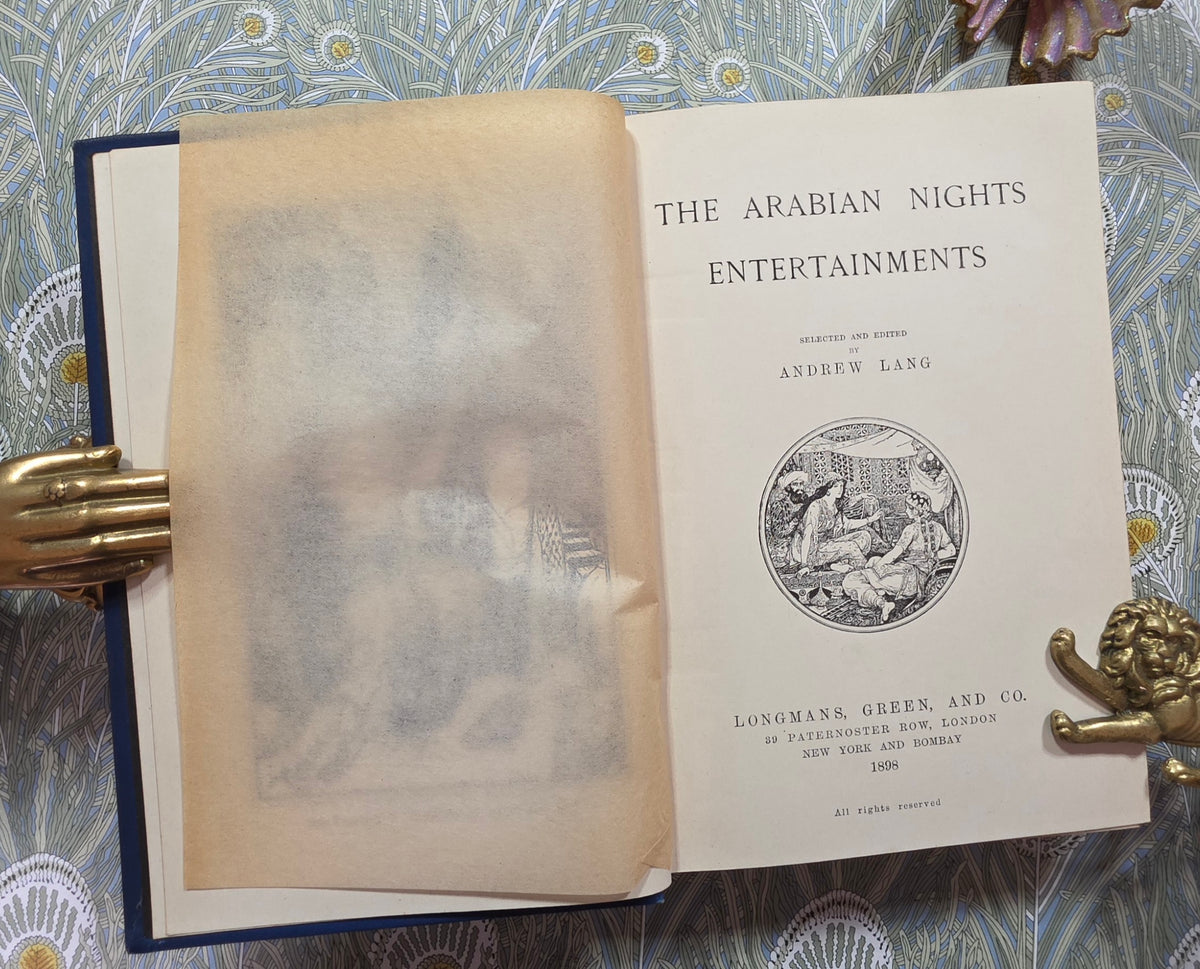 1898 The Arabian Nights Entertainments - Illustrated Antique Book