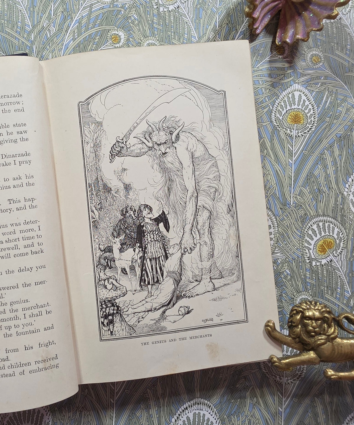 1898 The Arabian Nights Entertainments - Illustrated Antique Book