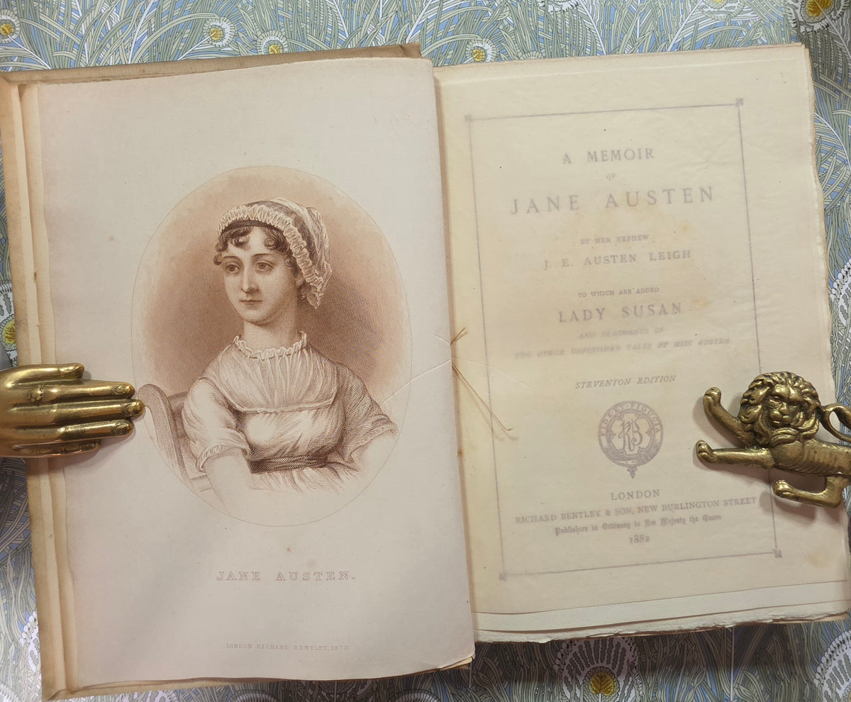 Scarce - A Memoir of Jane Austen, Plus Lady Susan and The Watsons (1882) - Illustrated Antique Book