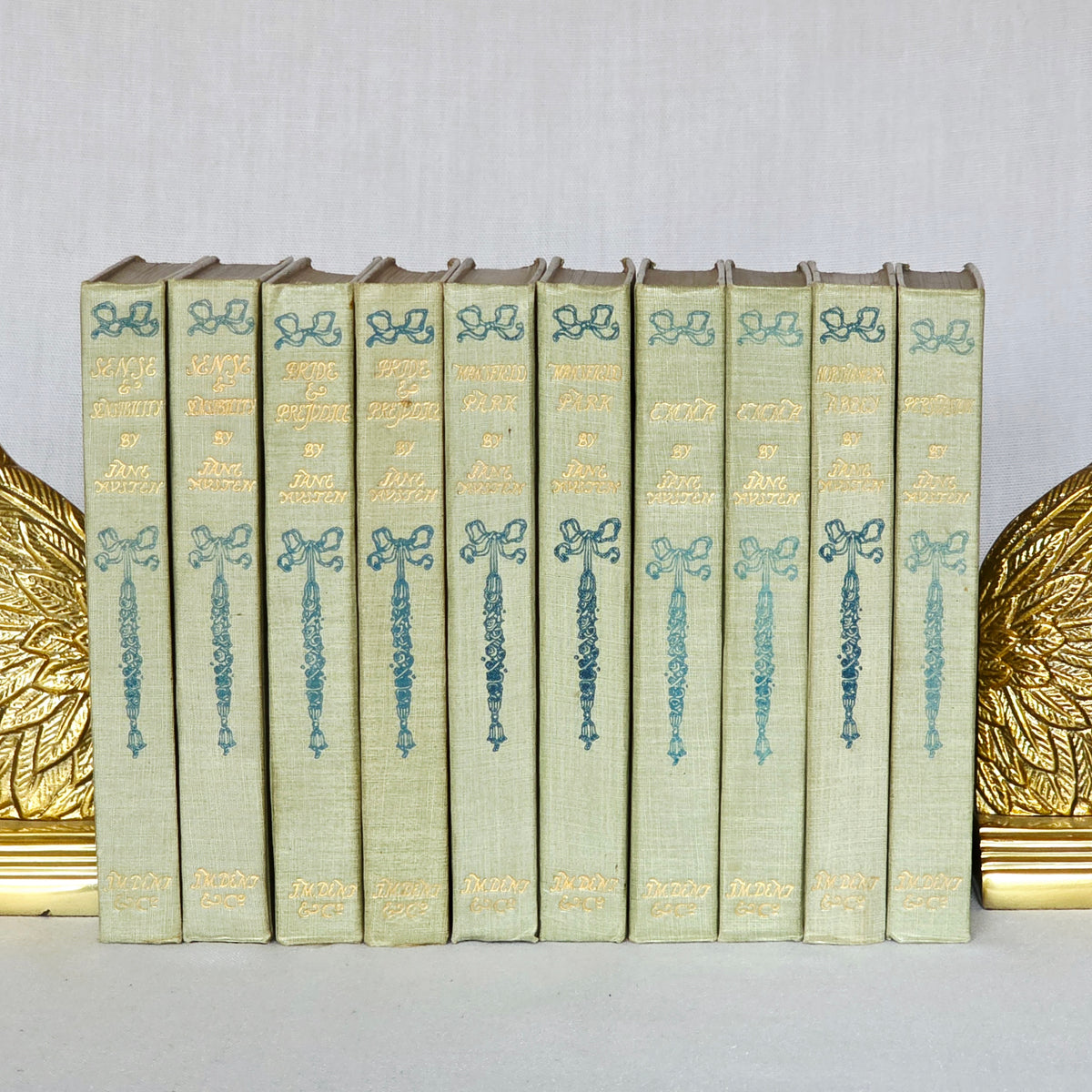 Complete Set of The Novels of Jane Austen 1904-1907 - Illustrated Antique Books
