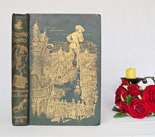 Gulliver's Travels by Jonathan Swift (1894) - Illustrated Antique Book