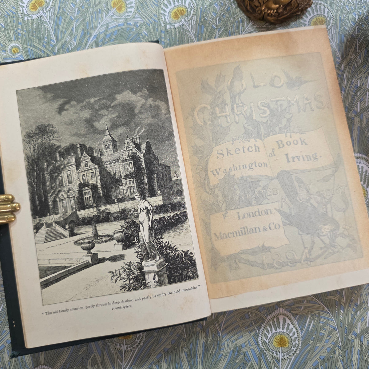 Old Christmas by Washington Irving - 1898 Antique Illustrated Book