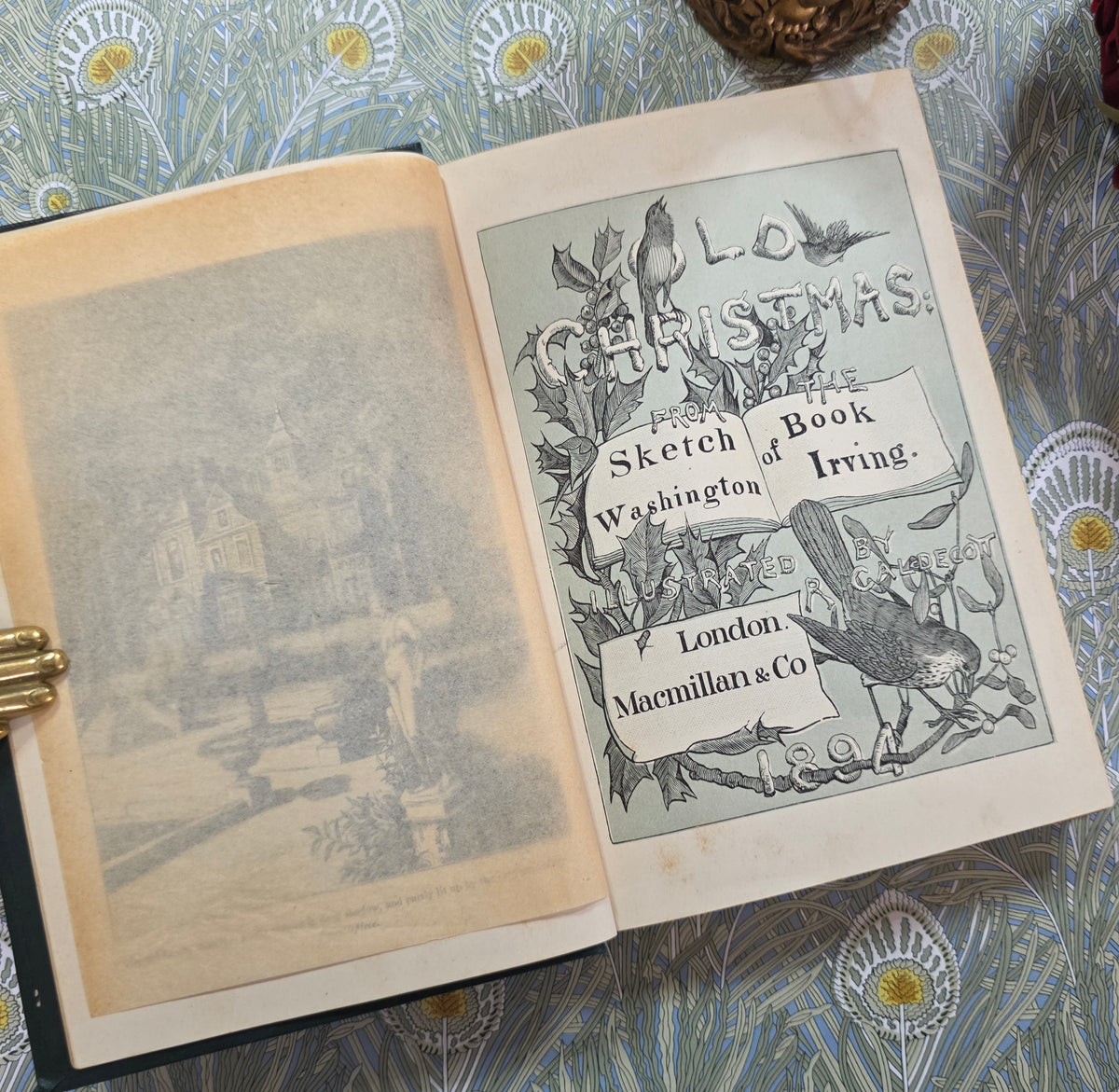 Old Christmas by Washington Irving - 1898 Antique Illustrated Book
