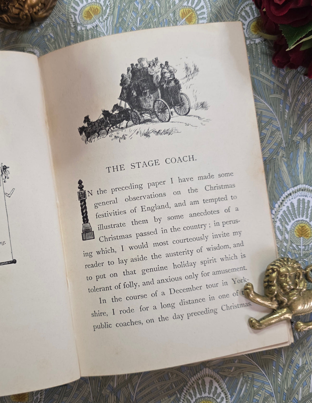 Old Christmas by Washington Irving - 1898 Antique Illustrated Book