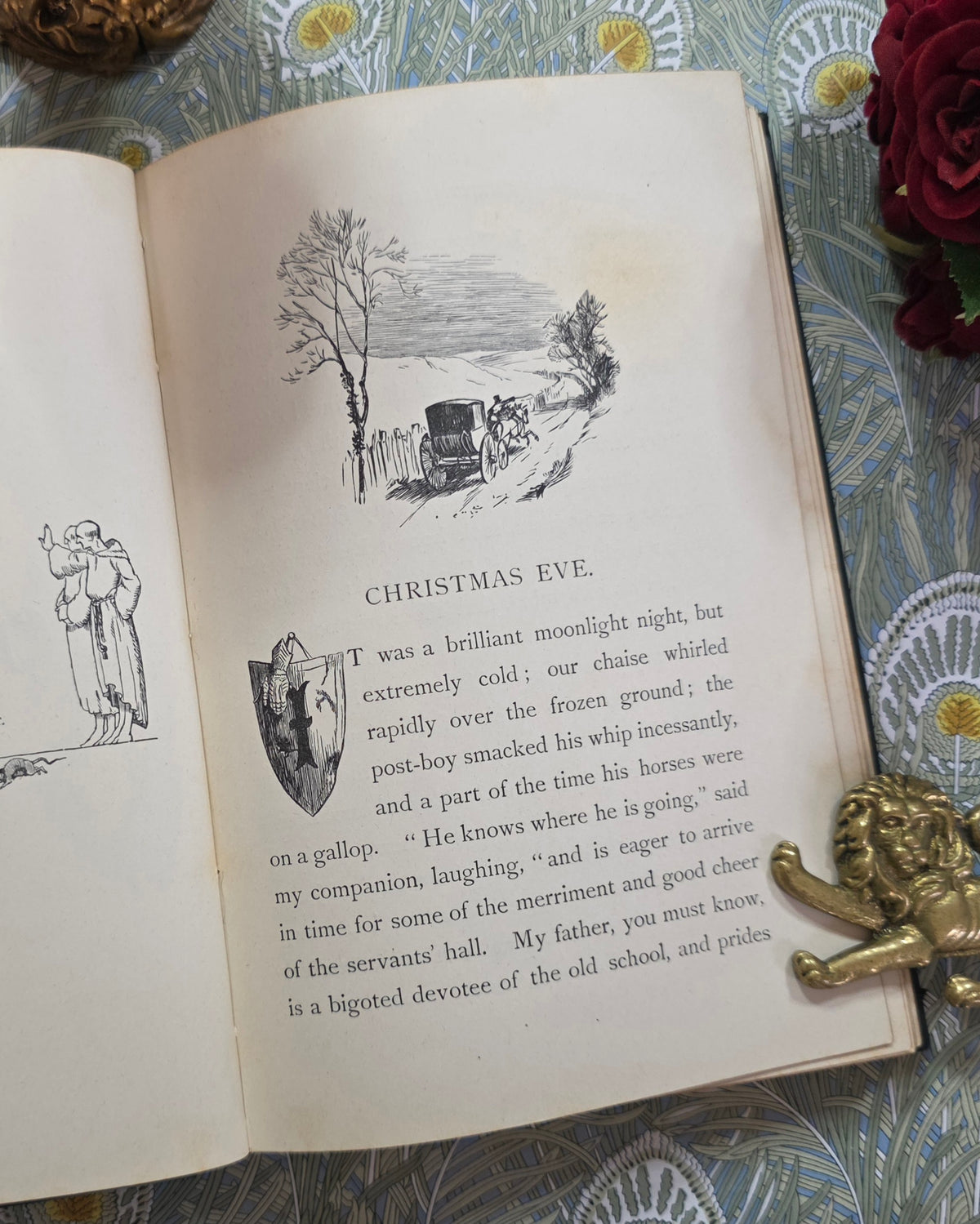 Old Christmas by Washington Irving - 1898 Antique Illustrated Book