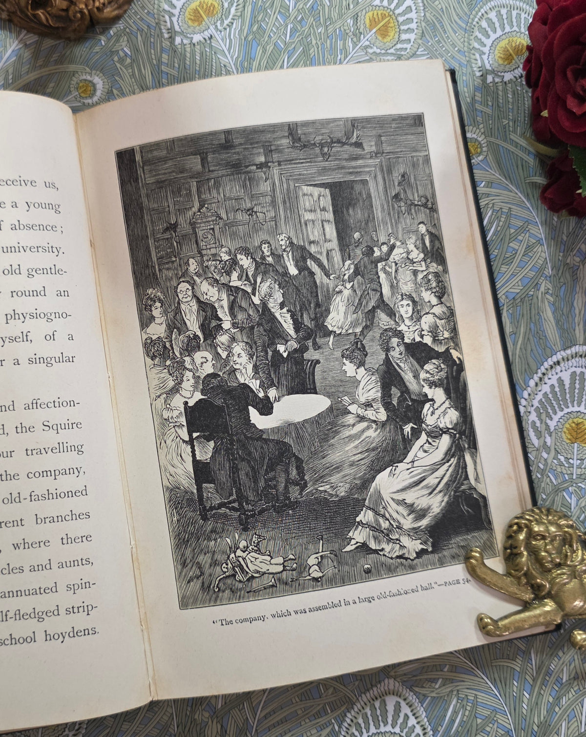 Old Christmas by Washington Irving - 1898 Antique Illustrated Book