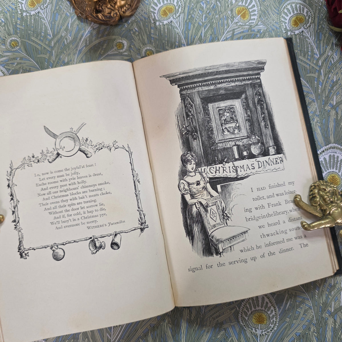 Old Christmas by Washington Irving - 1898 Antique Illustrated Book