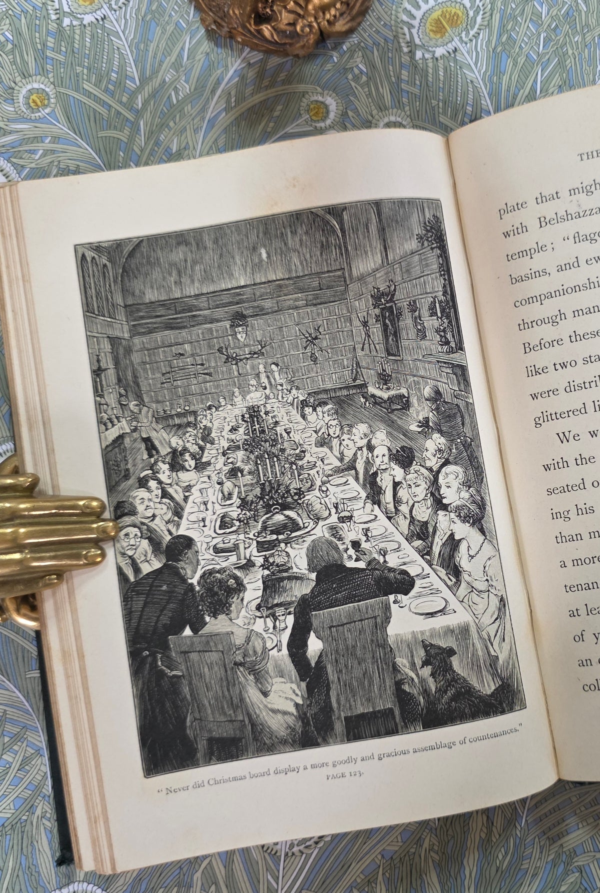 Old Christmas by Washington Irving - 1898 Antique Illustrated Book
