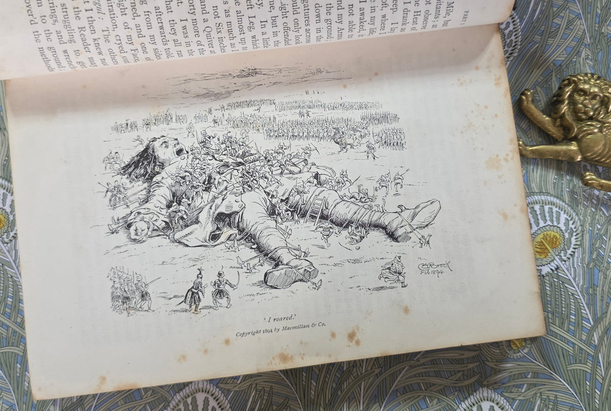 Gulliver's Travels by Jonathan Swift (1894) - Illustrated Antique Book