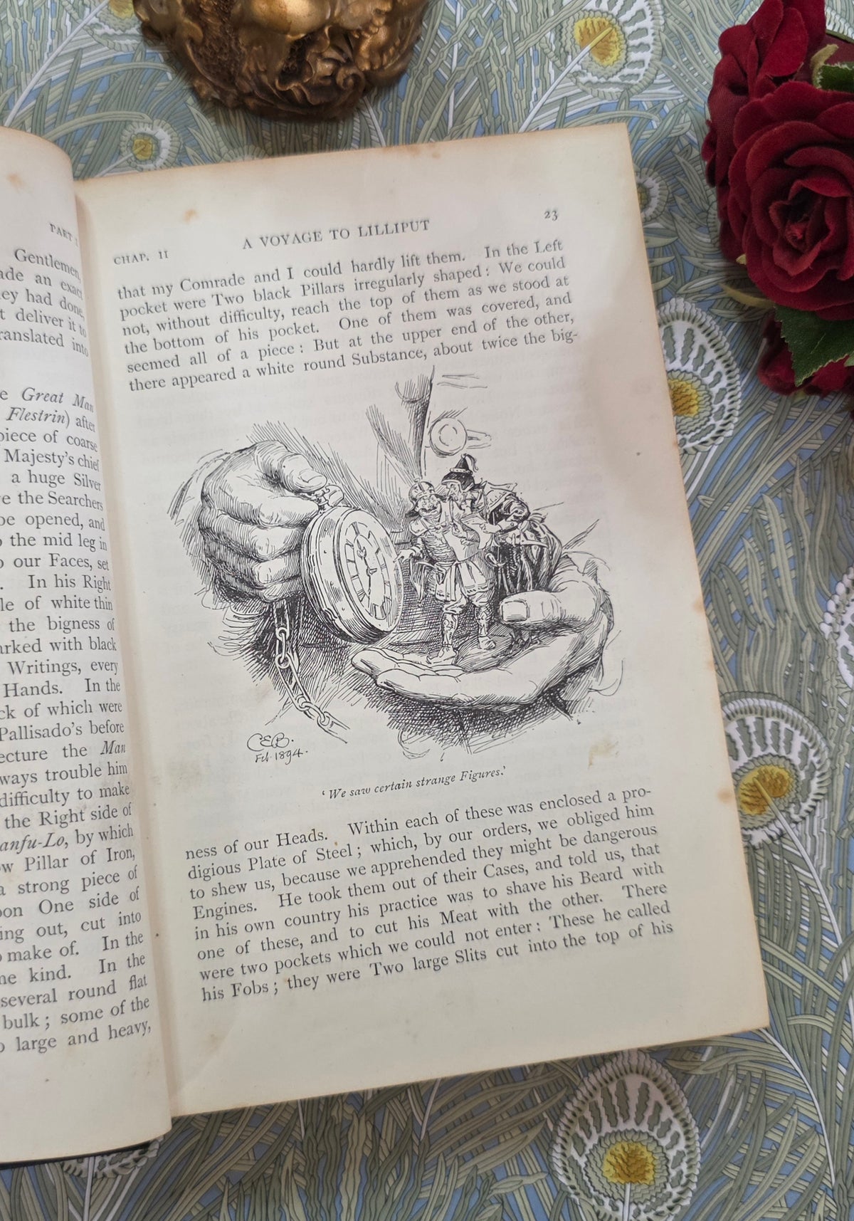 Gulliver's Travels by Jonathan Swift (1894) - Illustrated Antique Book