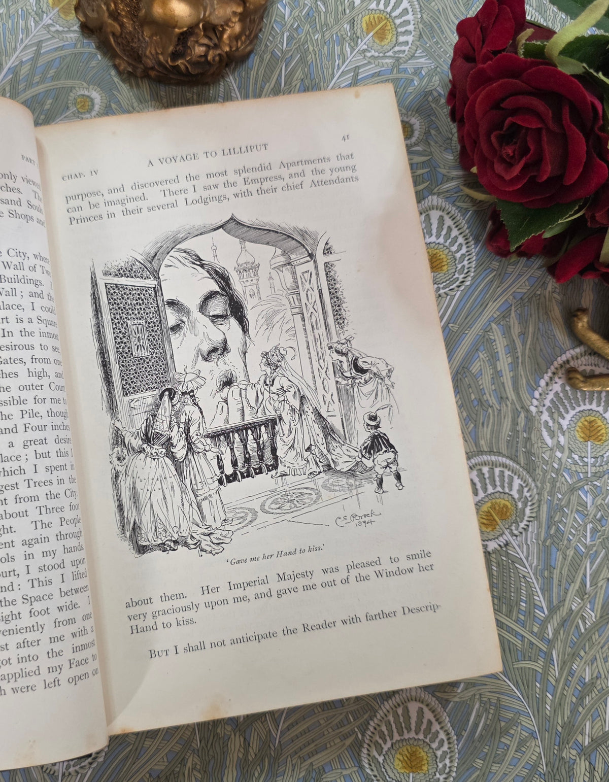 Gulliver's Travels by Jonathan Swift (1894) - Illustrated Antique Book