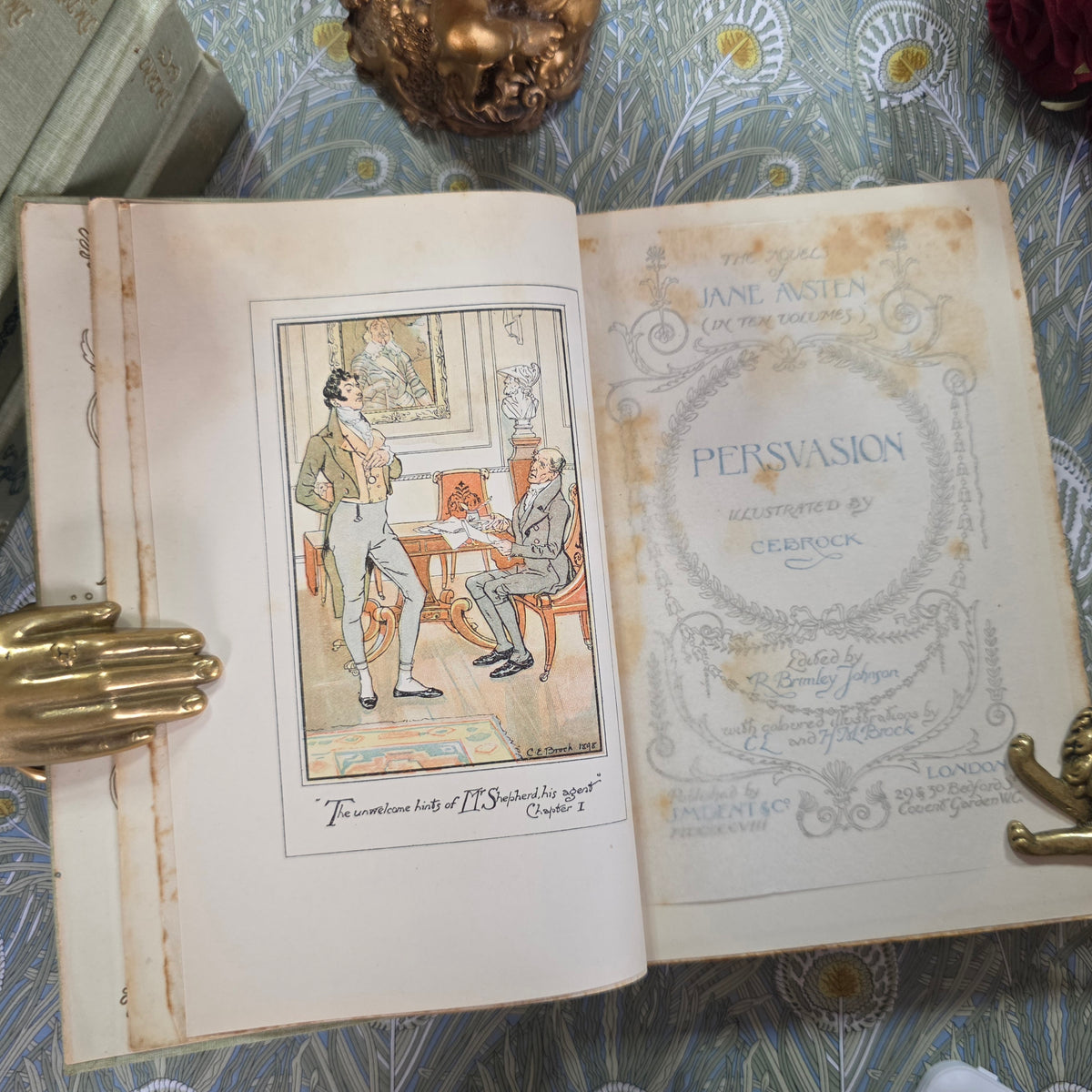 Complete Set of The Novels of Jane Austen 1904-1907 - Illustrated Antique Books