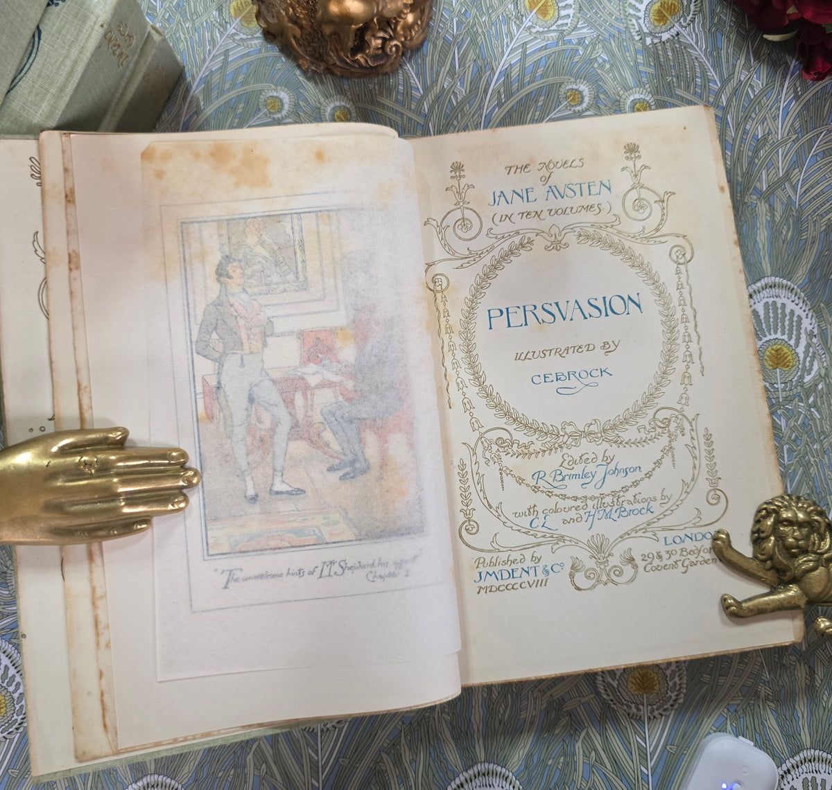 Complete Set of The Novels of Jane Austen 1904-1907 - Illustrated Antique Books