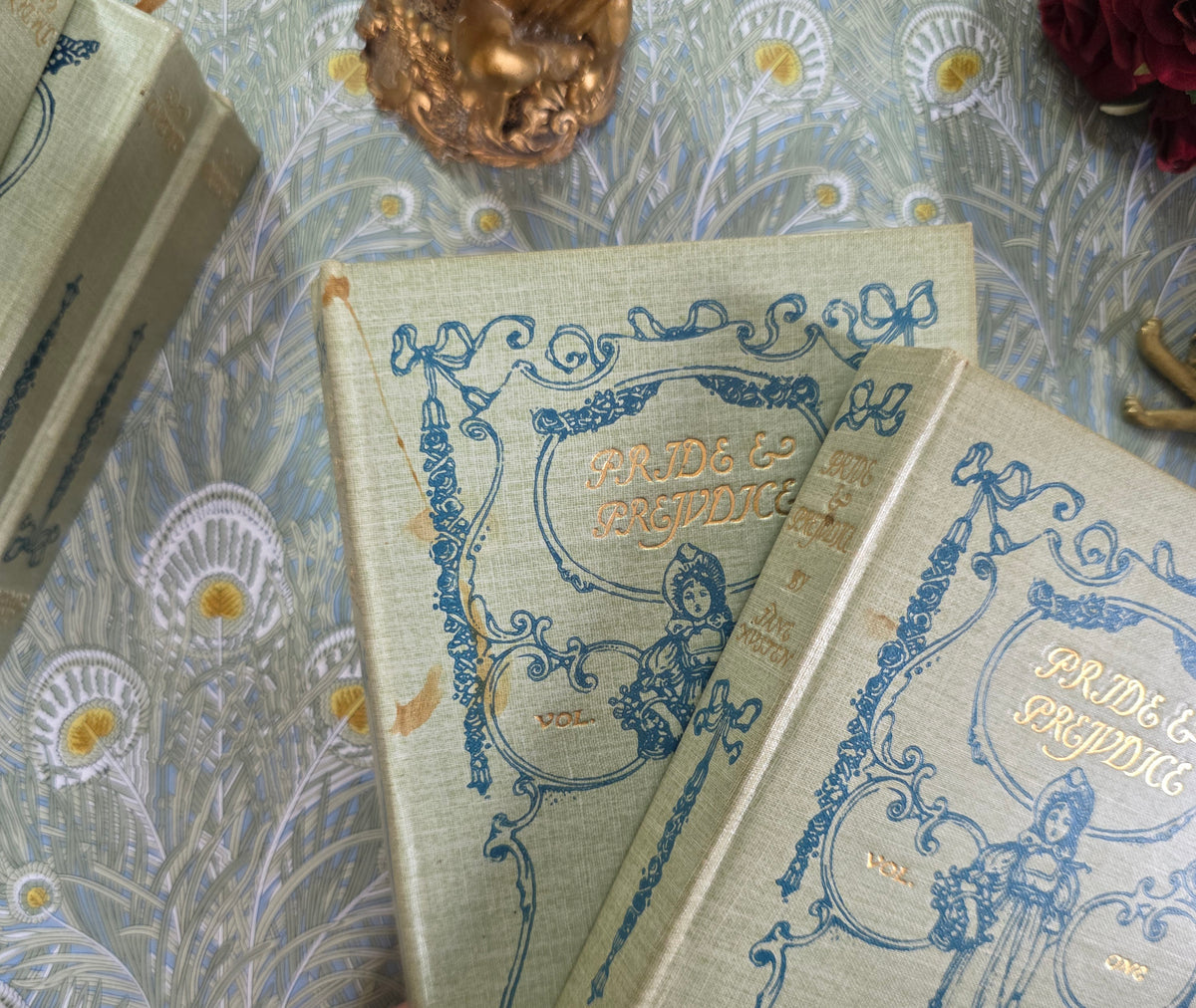 Complete Set of The Novels of Jane Austen 1904-1907 - Illustrated Antique Books