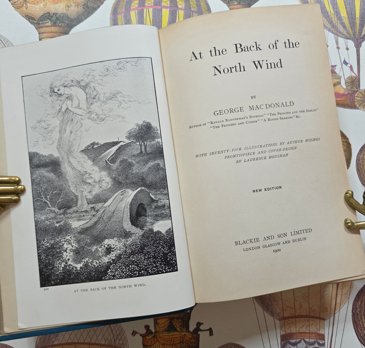 At The Back of the North Wind by George MacDonald (1900) - Illustrated Antique Book
