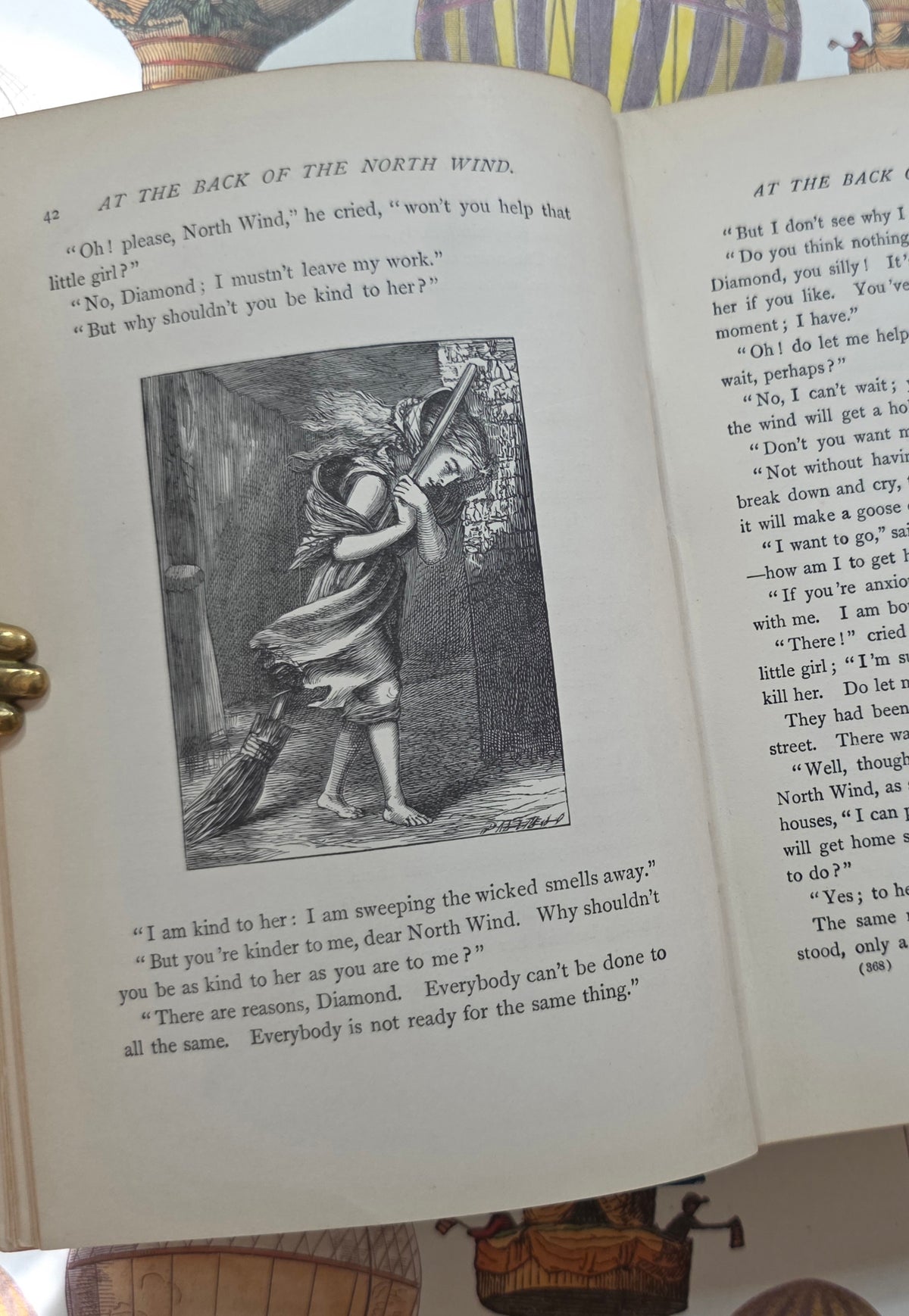 At The Back of the North Wind by George MacDonald (1900) - Illustrated Antique Book