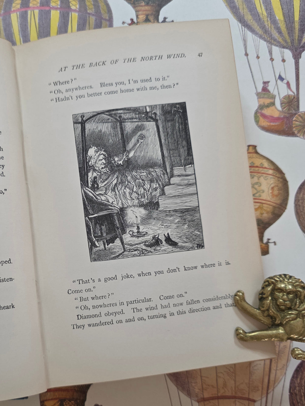 At The Back of the North Wind by George MacDonald (1900) - Illustrated Antique Book