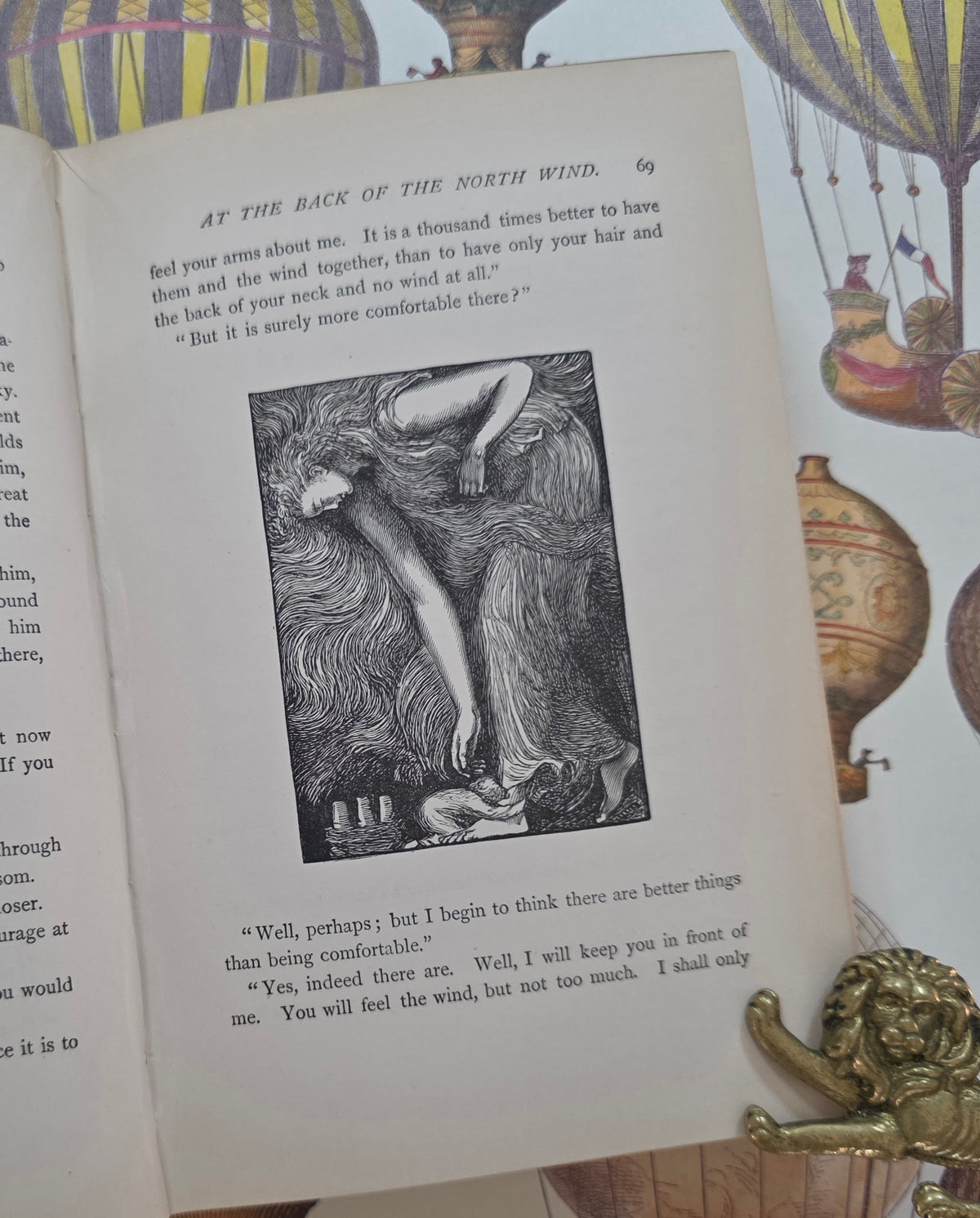 At The Back of the North Wind by George MacDonald (1900) - Illustrated Antique Book