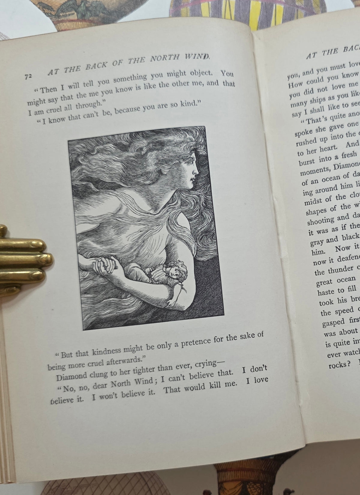 At The Back of the North Wind by George MacDonald (1900) - Illustrated Antique Book