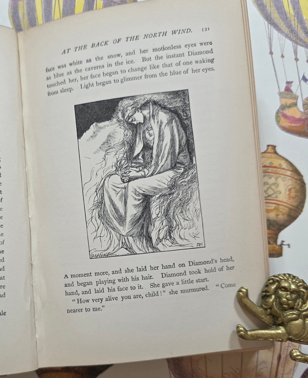 At The Back of the North Wind by George MacDonald (1900) - Illustrated Antique Book