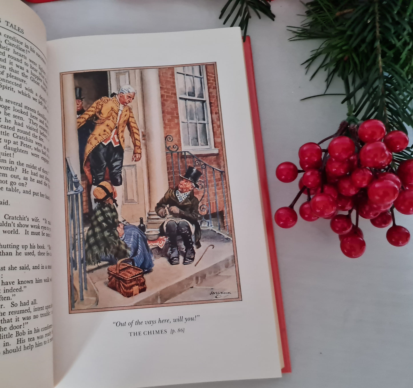 1988 Christmas Tales by Charles Dickens / Michael O'Mara Books, London / Wonderful Facsimile of Earlier Edition / Illustrations by HM Brock