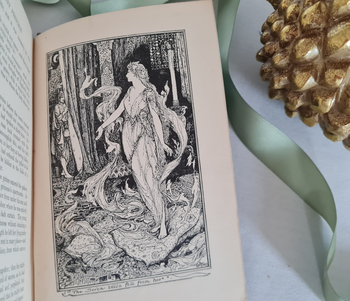 1907 The Olive Fairy Book Edited by Andrew Lang / FIRST EDITION / Beautiful Vintage Book of Fairy Tales / Numerous Illustrations / SCARCE