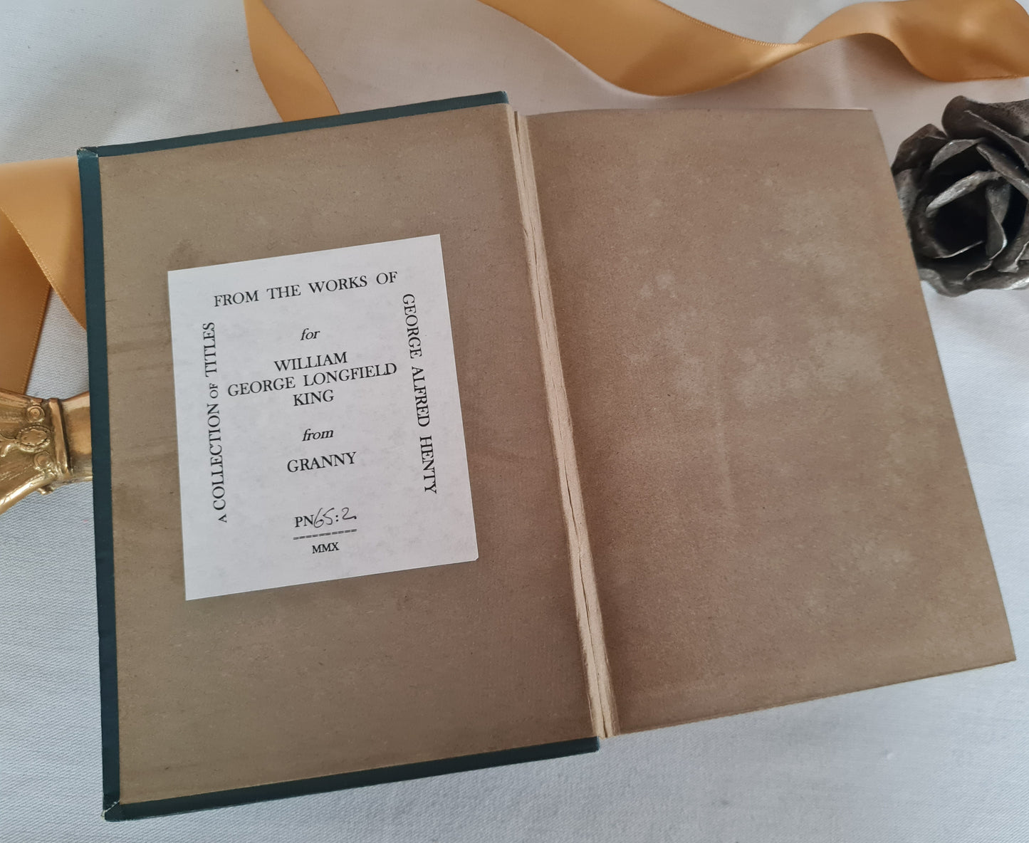 1895 When London Burned A Story of Restoration Times and the Great Fire by GA Henty / FIRST EDITION Blackie & Son, London / V Good Condition