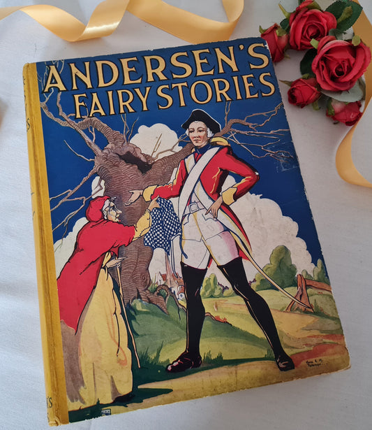 1930 Hans Andersen's Fairy Stories Illustrated by Anne Anderson / The Children's Press / Eight Wonderful Colour Plates Plus Line Drawings