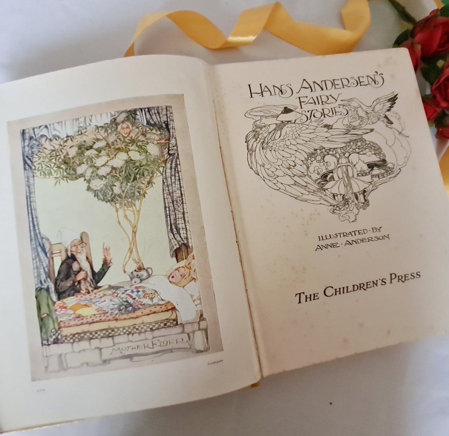 1930 Hans Andersen's Fairy Stories Illustrated by Anne Anderson / The Children's Press / Eight Wonderful Colour Plates Plus Line Drawings