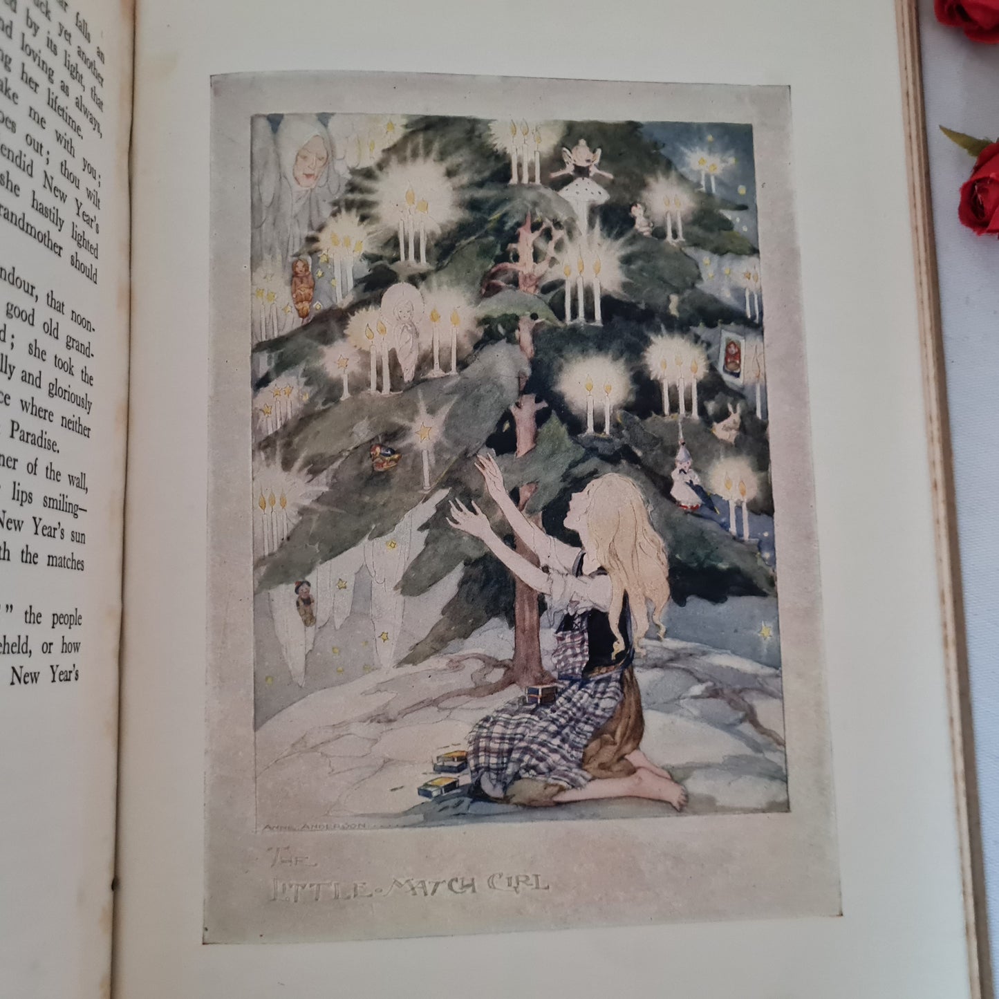 1930 Hans Andersen's Fairy Stories Illustrated by Anne Anderson / The Children's Press / Eight Wonderful Colour Plates Plus Line Drawings