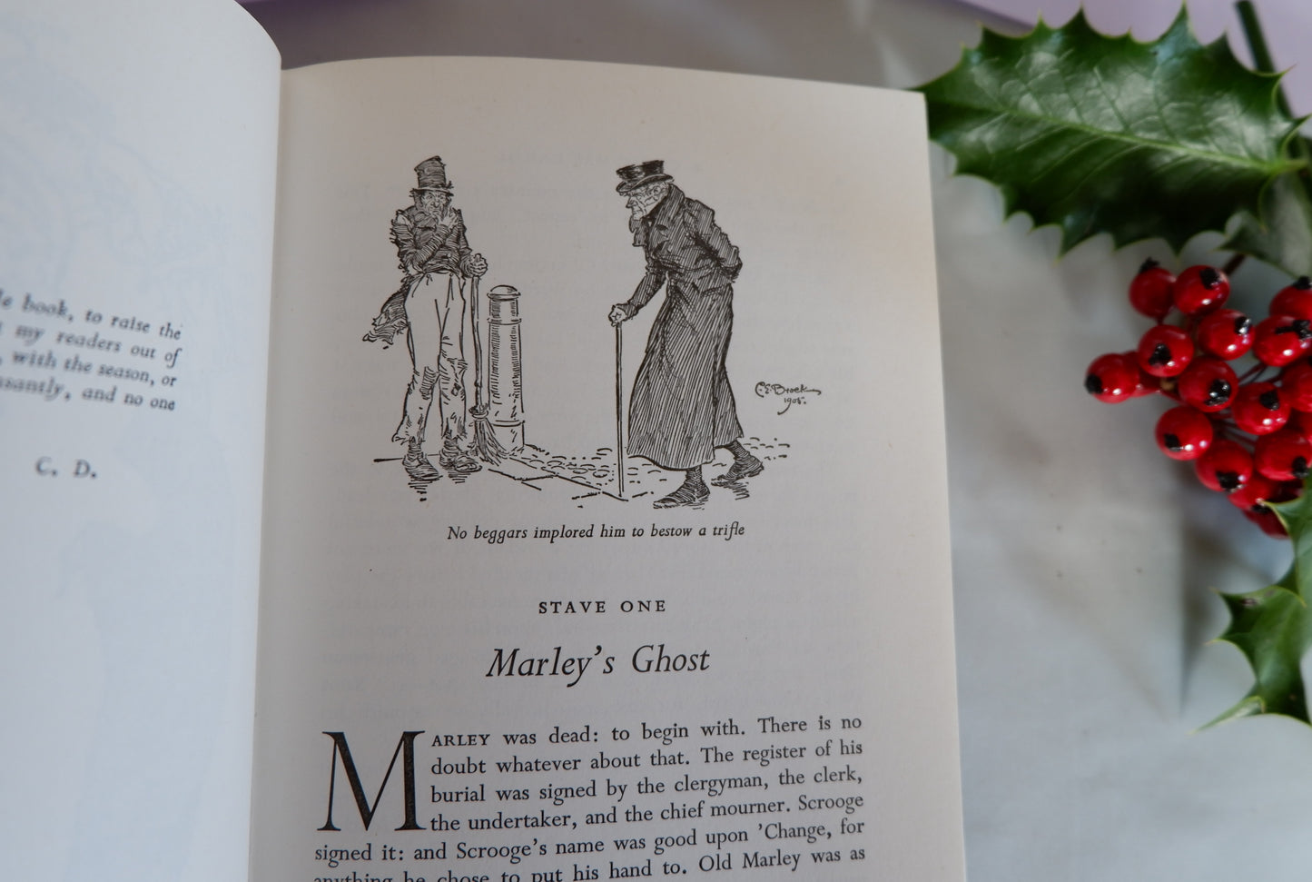 1975 A Christmas Carol and The Cricket on the Hearth by Charles Dickens / JM Dent, London / Illustrated Vintage Edition in Good Condition