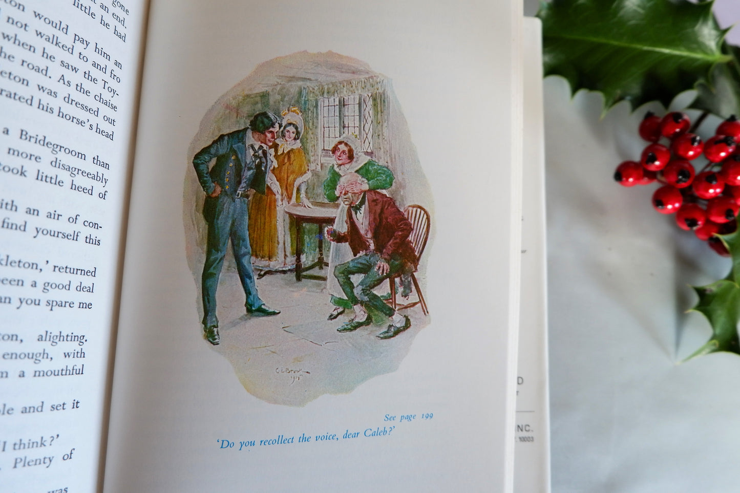 1975 A Christmas Carol and The Cricket on the Hearth by Charles Dickens / JM Dent, London / Illustrated Vintage Edition in Good Condition