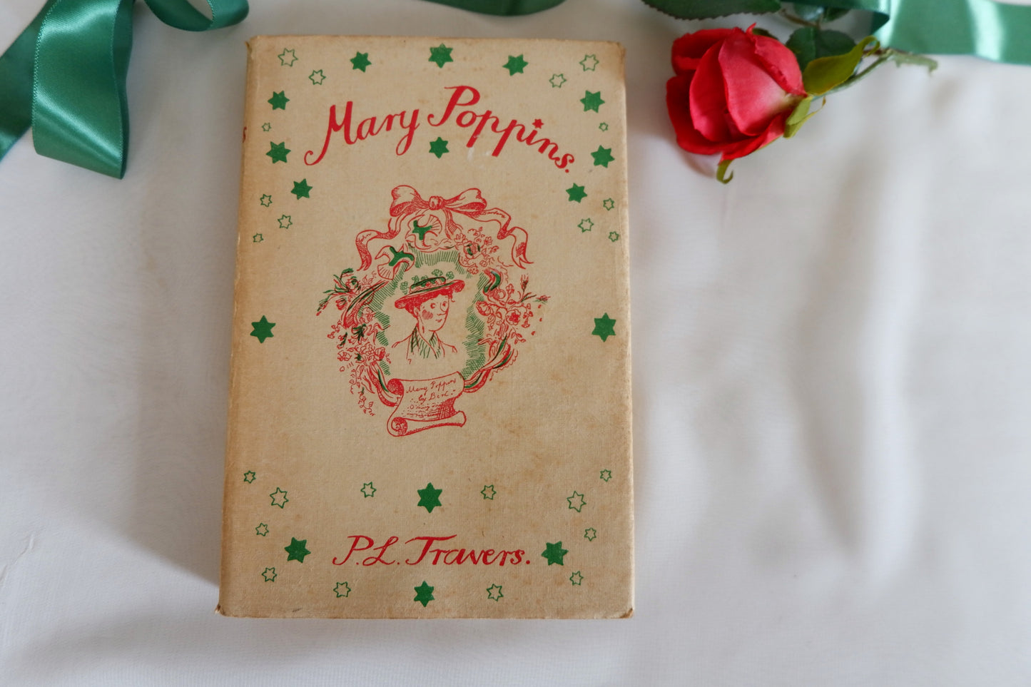 1948 Mary Poppins by PL Travers / Peter Davies, London / 12th Printing in Good Condition / With Original Dust Wrapper / Extremely Scarce