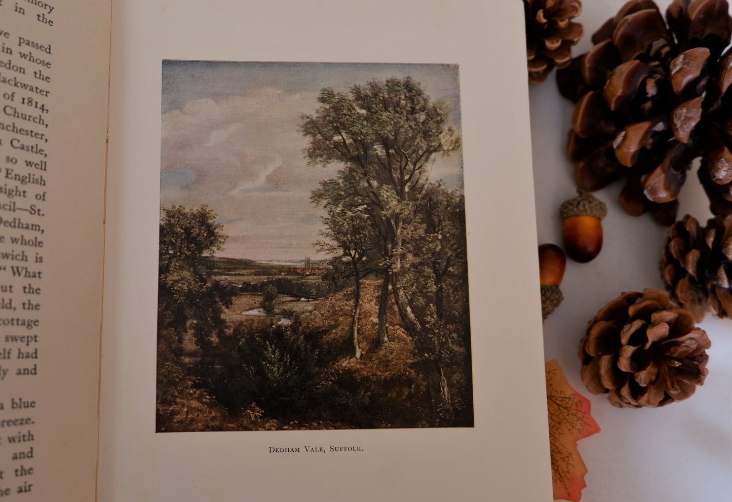 1906 In Constable's Country With Many Reproductions From His Paintings / JM Dent., London / Beautiful Antique Book / In Good Condition