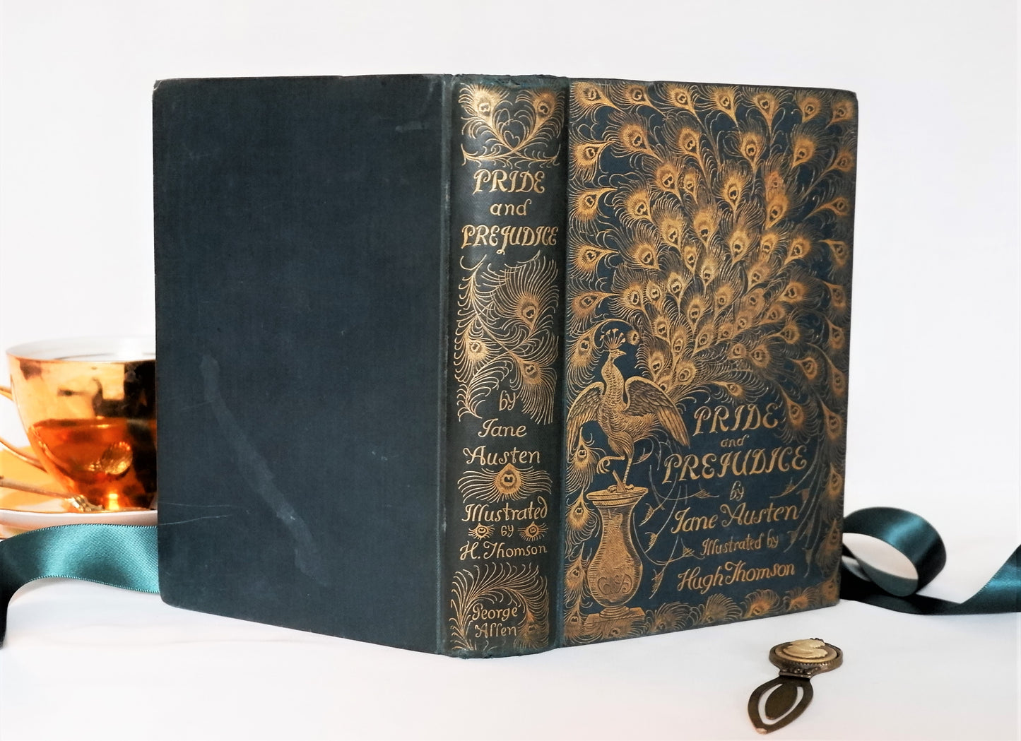 1895, Pride and Prejudice by Jane Austen / The Peacock Edition / George Allen, London / In Good Condition / Illustrated by Hugh Thomson