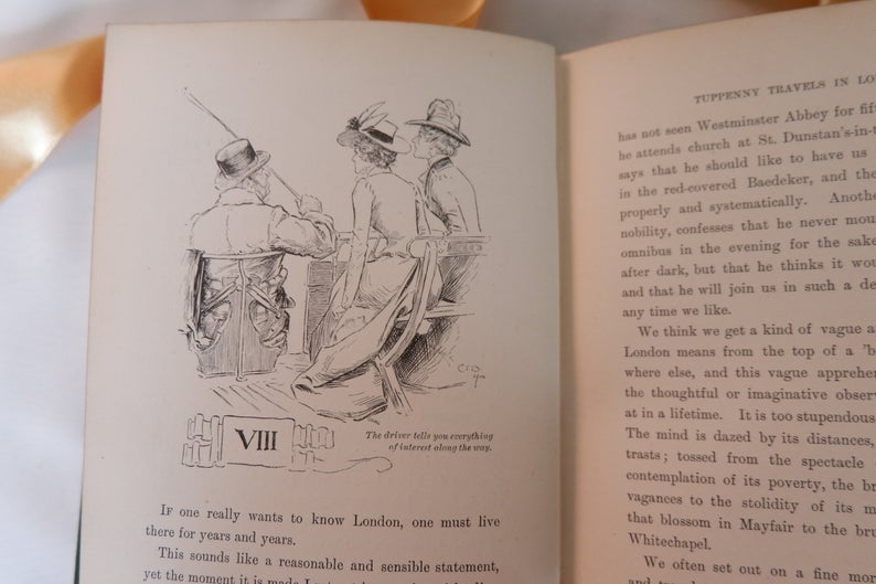 1901 Penelope's Experiences in Scotland by Kate Douglas Wiggin / Good Condition / Beautifully Brock Illustrations / Antique Over 120 Yrs Old